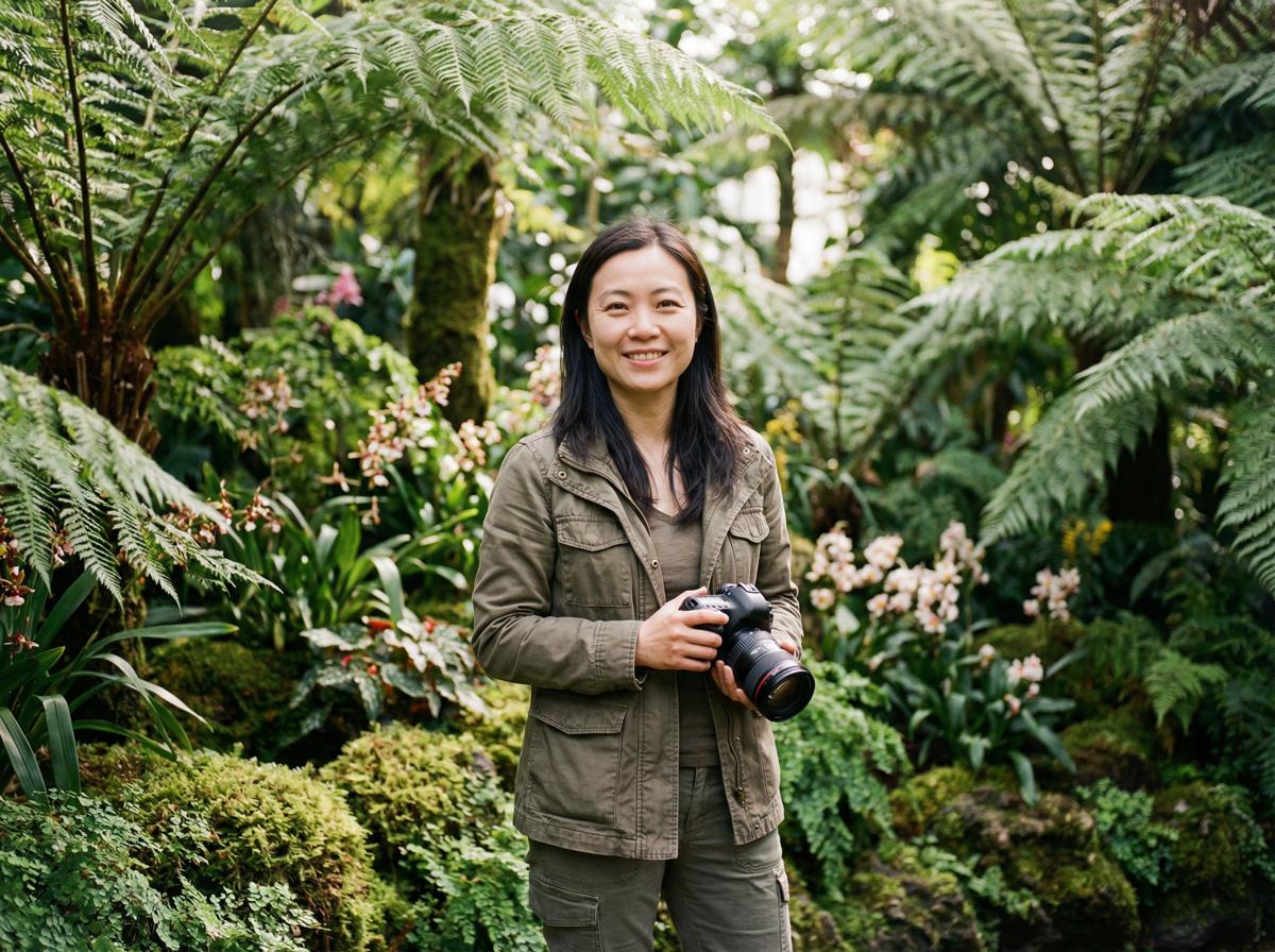黑丝植物摄影师林晓薇